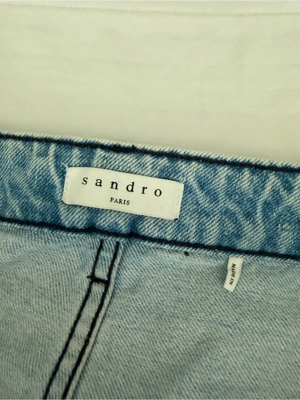 Sandro Light Blue Denim Jeans - Picture 3 of 6
